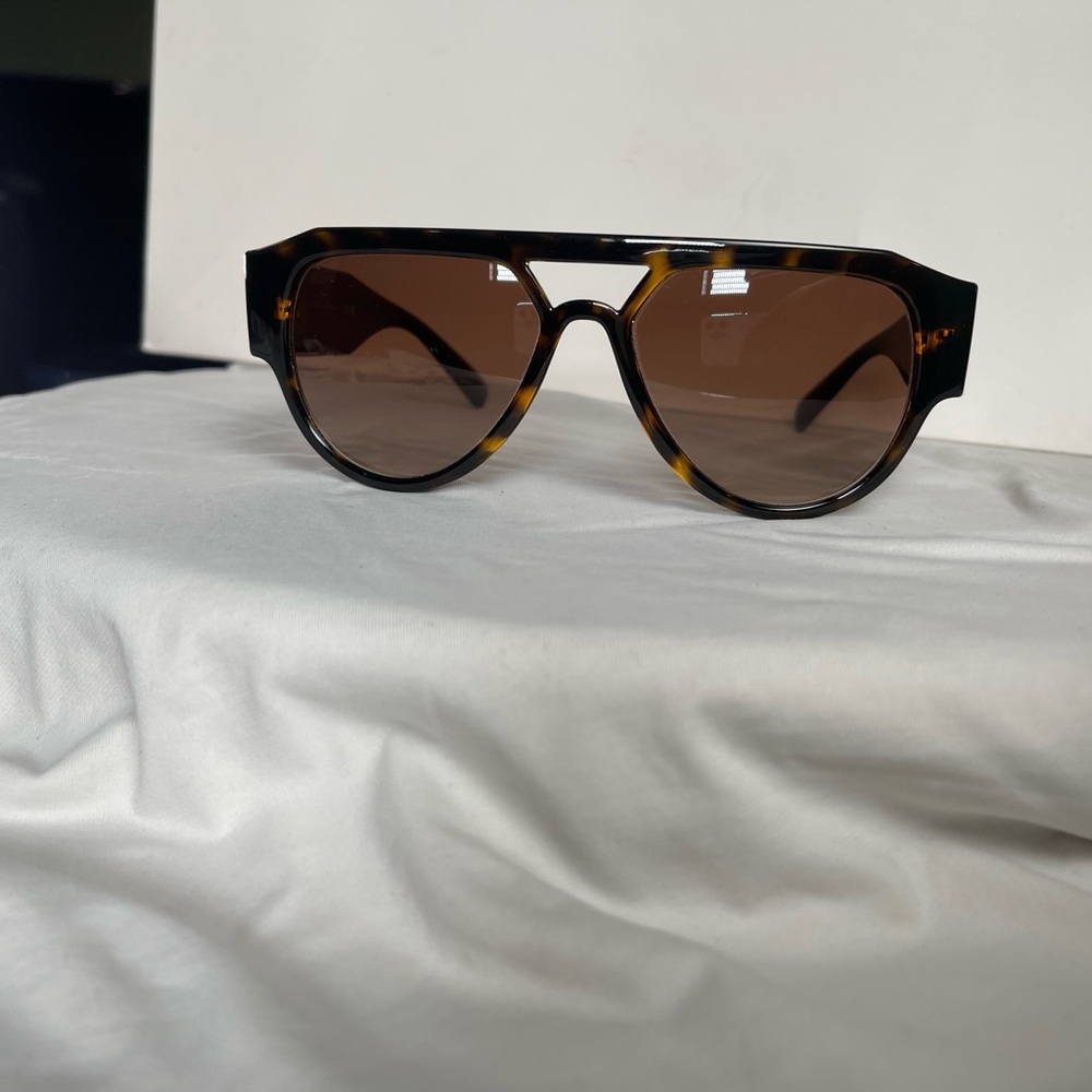 Versace Brown Aviator Sunglasses